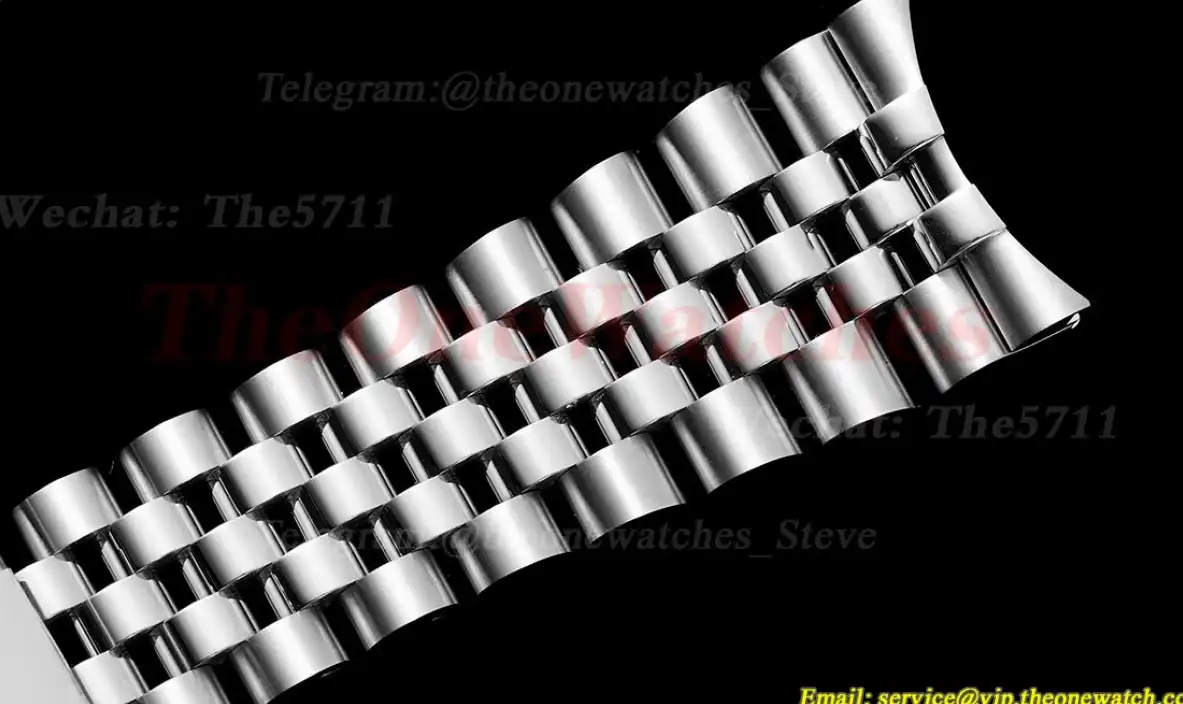 GMT Master II Solid Stainless Steel 904L Jubilee Bracelet with Updated Rolesor Clasp