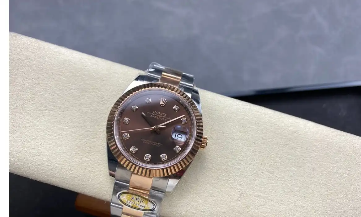 Datejust 126331 41mm Oys RG SS Brown Dia ARF SH3235(Tungsten Heavy Version)