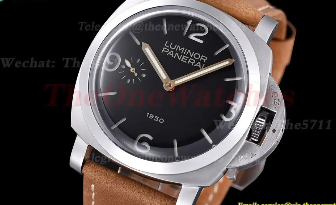 Luminor Pam127 47mm SS LE Black Dial HWF A6497