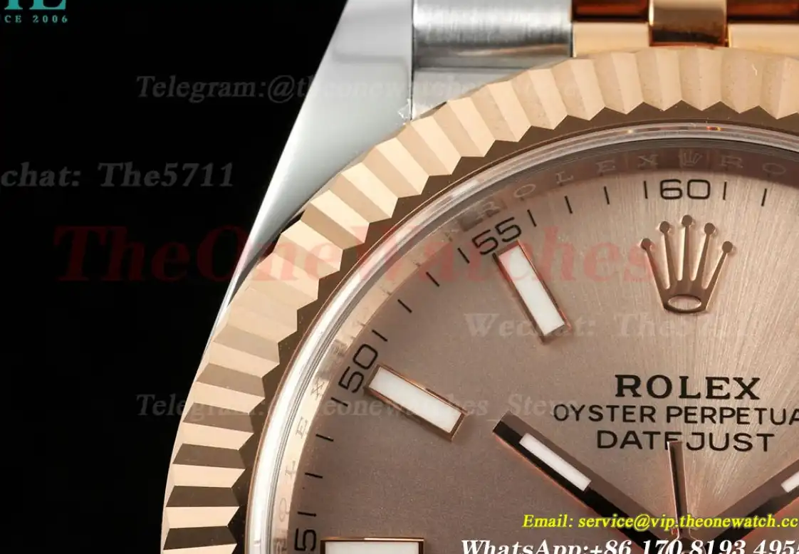 Datejust 126331 41mm Jub RG SS Rose Gold Stk EWEF A3235