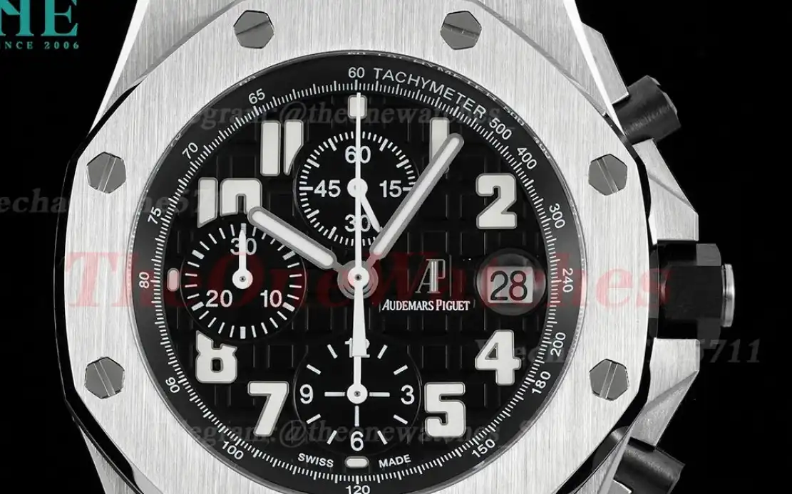 Royal Oak Offshore 42mm SS LE Black Blk APF A7750