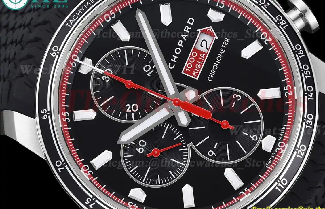 Mille Miglia Race 44mm SS RU Black Dial V7F A7750