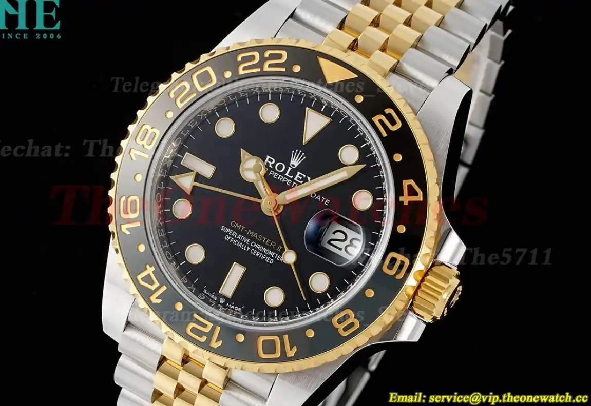 GMT Master II 126713 GRNR YG SS Black Dial ARF V3 VR3285(Tungsten Heavy Version)