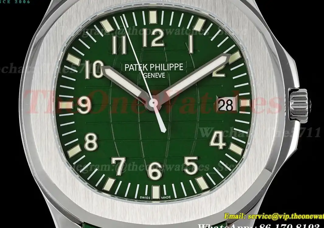 Aquanaut 5168G 42mm SS RU Green Num ZF A330