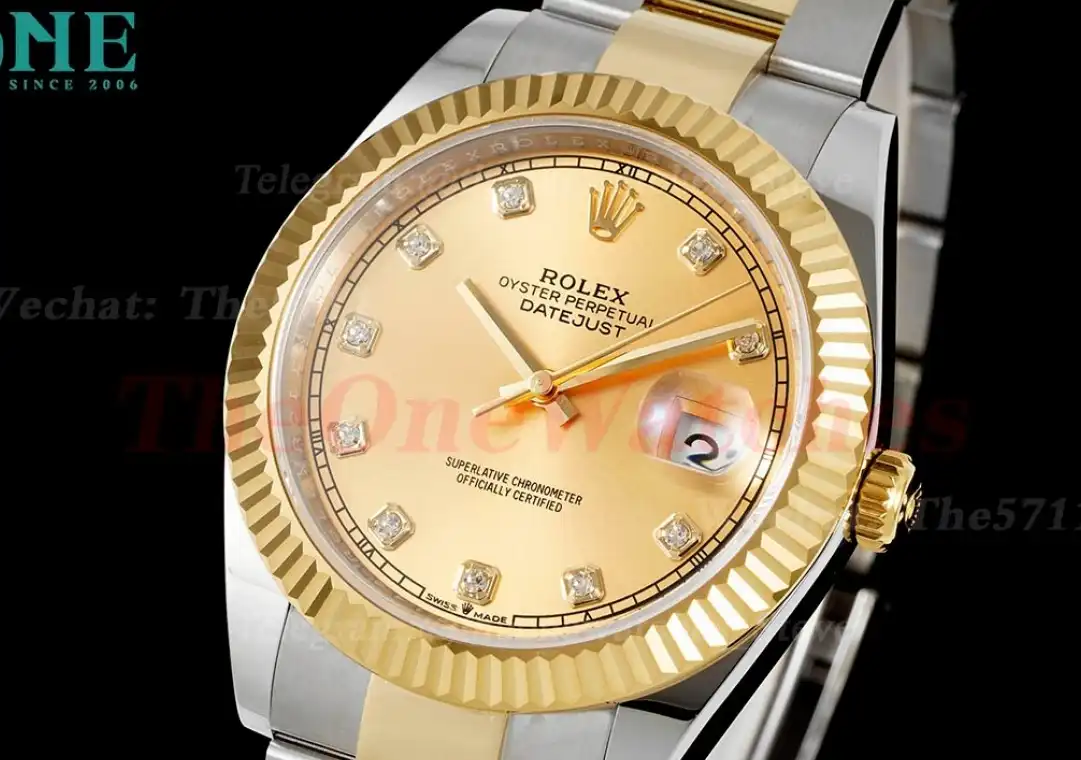 Datejust 126333 41mm Oys YG SS Gold Dia EWEF A3235