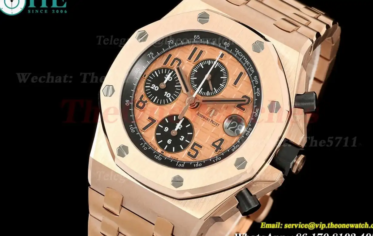 Royal Oak Offshore 26470OR 42mm RG RG Gold Dial TKF A7750