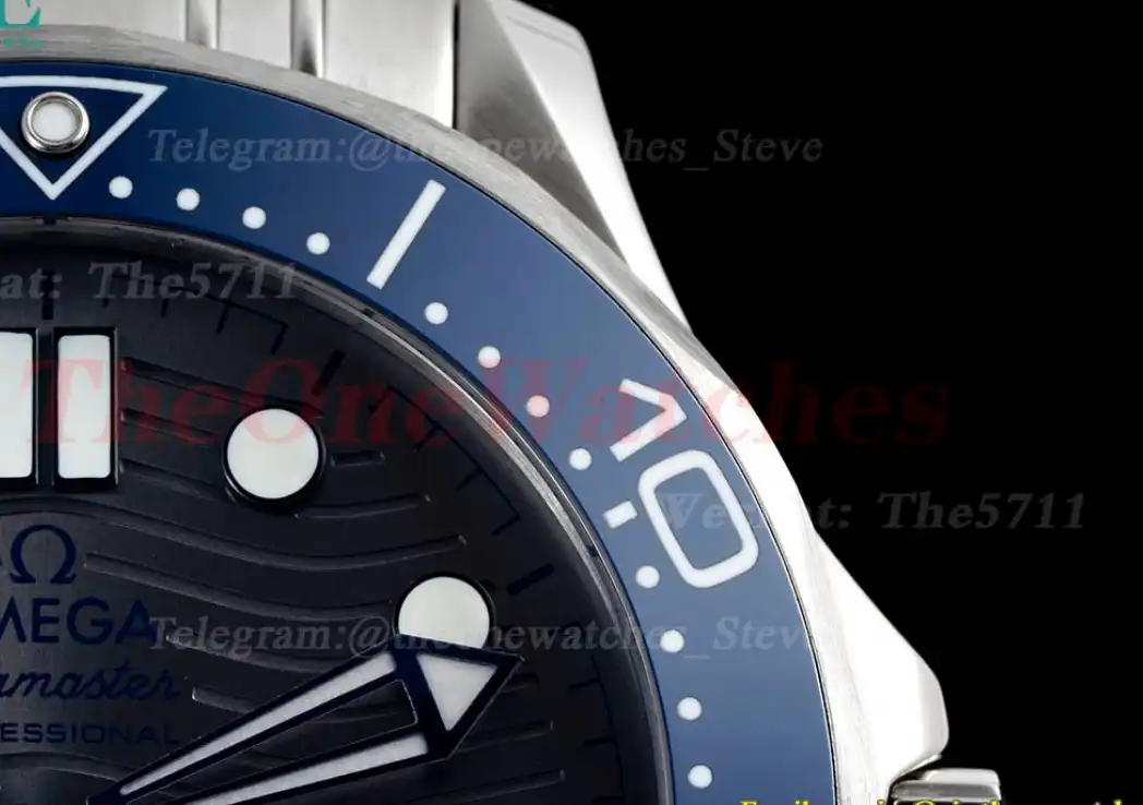 Seamaster 300m 42mm SS SS Grey Blue ZF A8800