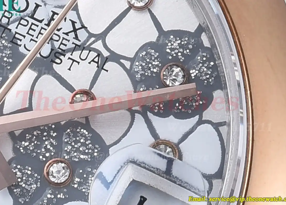 Datejust Ladies 31mm RG SS Flower Dial WF A2671