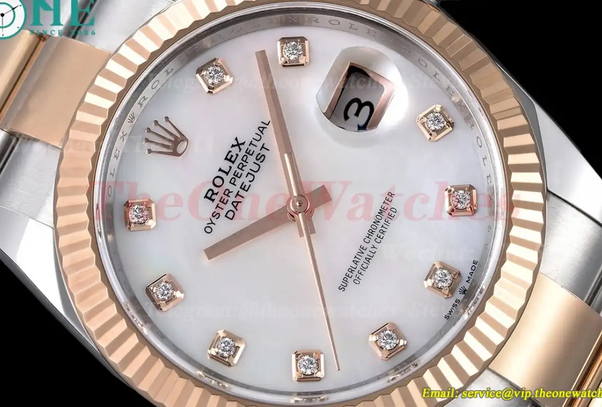 Datejust 126331 41mm Oys SS RG Mop Dial Clean SH3235