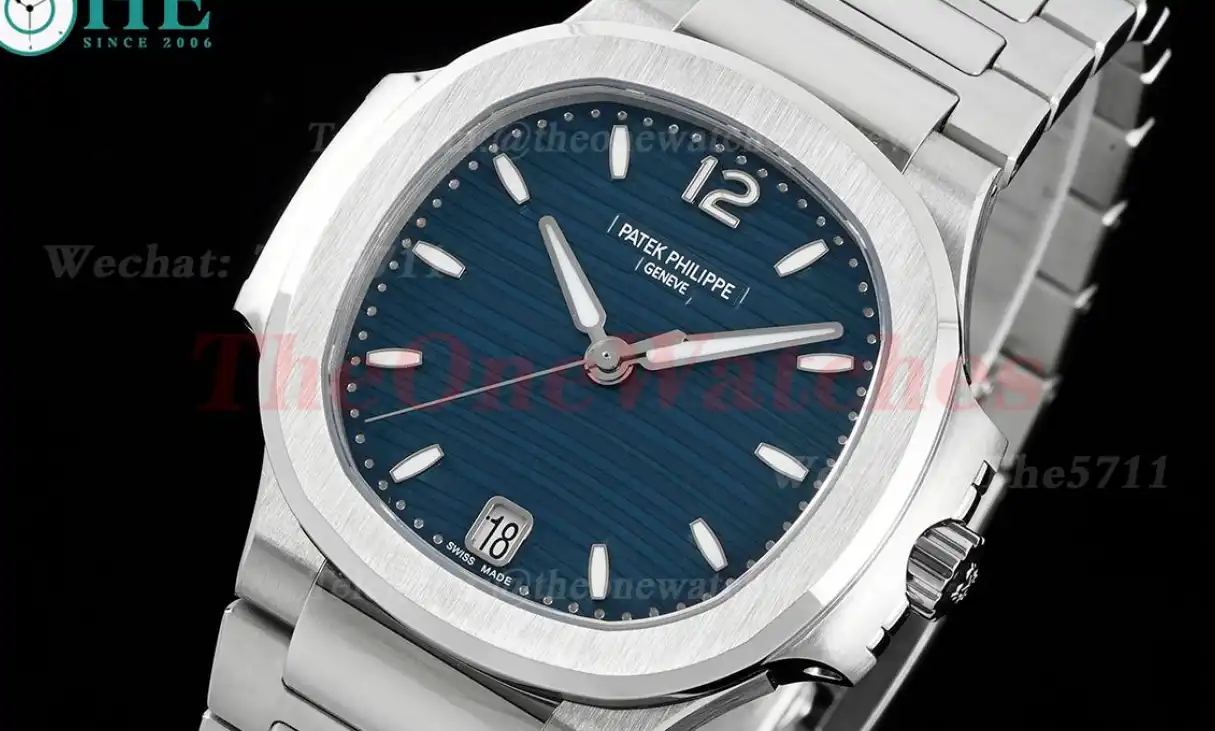 Nautilus 7118 35mm SS SS Blue Dial PPF 324SC