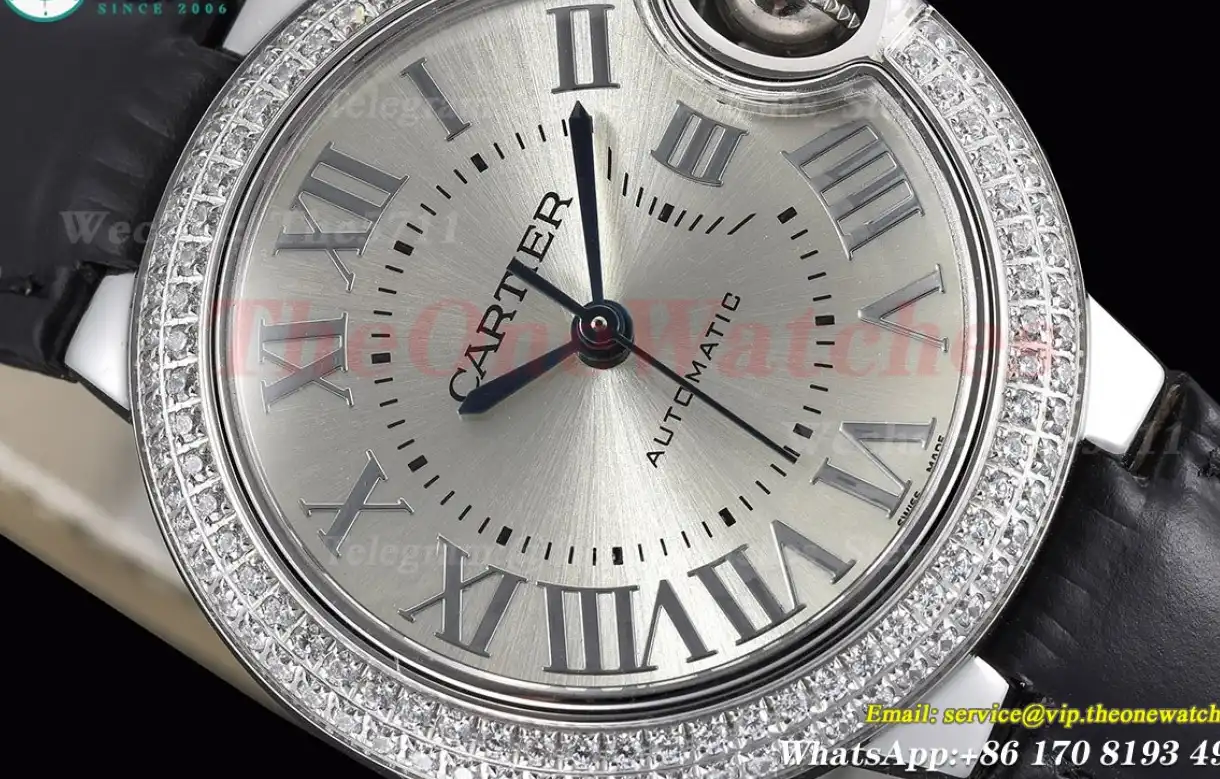 Ballon Bleu De Cartier 33mm Dia SS LE Silver Dial GDF NH05