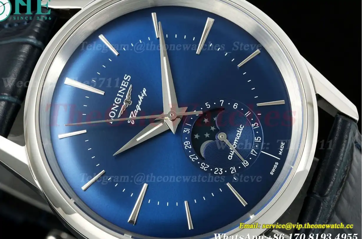 Flagship Heritage Moonphase 38.5mm SS LE Blue Dial APSF A2892