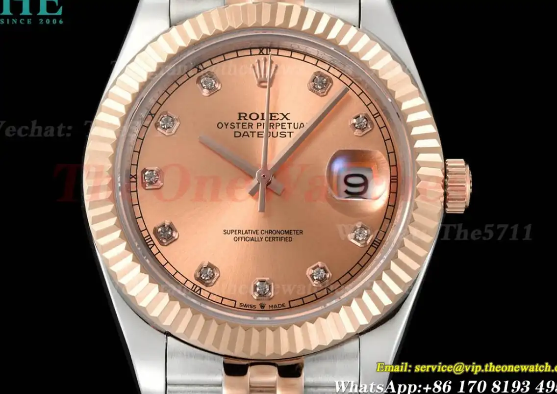 Datejust 126331 41mm Jub RG SS Gold Dia GDF MY8215