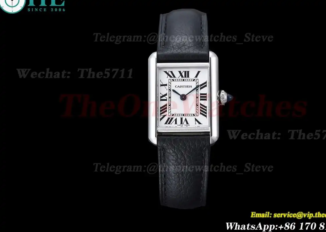 Tank Must Small White dial On Black Strap K11F Quartz