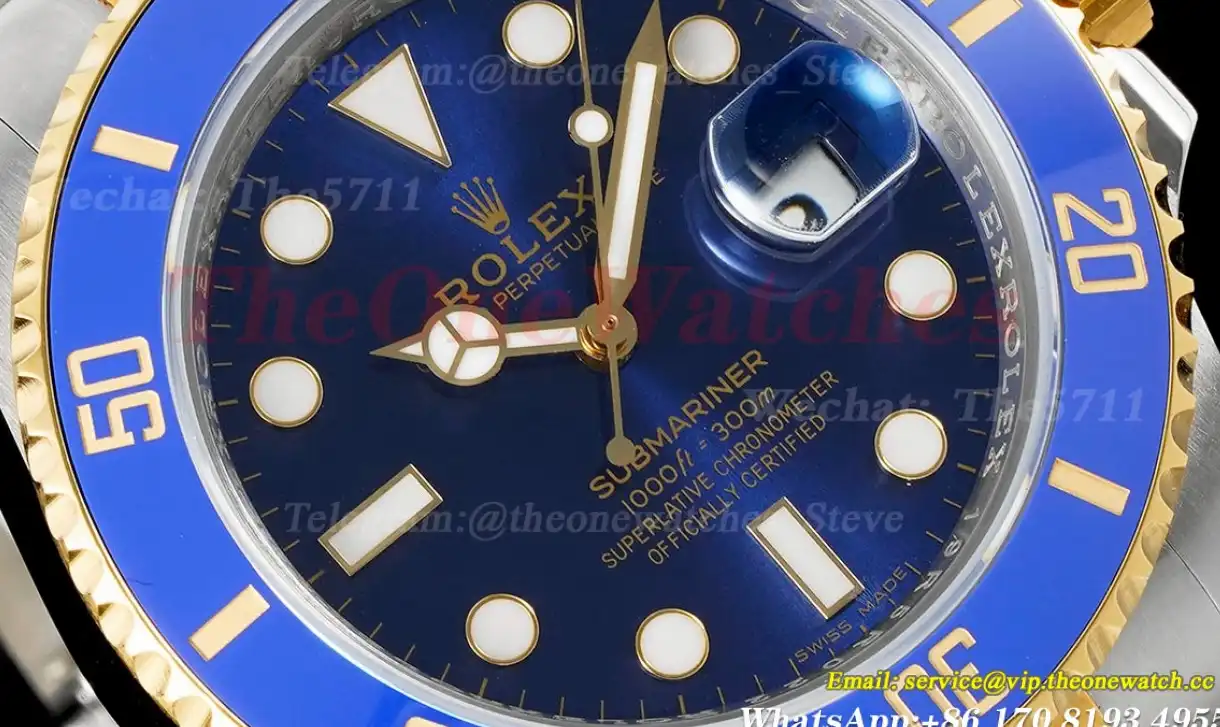 Submariner 116613LB 40mm YG SS Wrapped Blue Dot KF VR3135