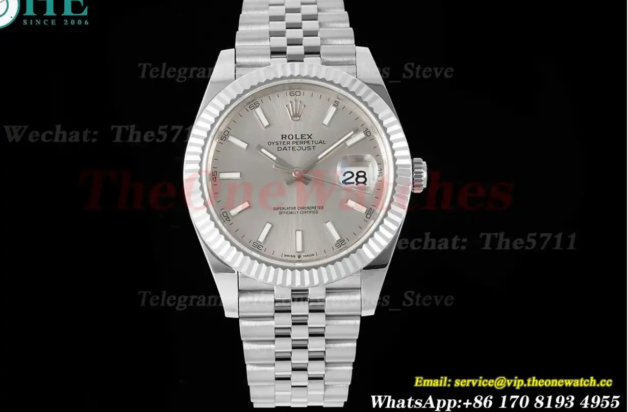 Datejust 126334 41mm Jub SS SS Silver Stk EWEF A3235