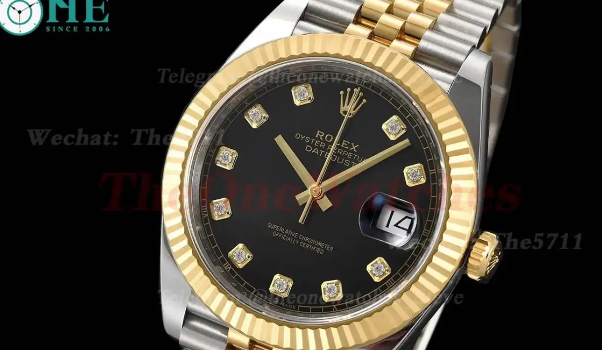 Datejust 126333 41mm Jub YG SS Black Dia Clean SH3235