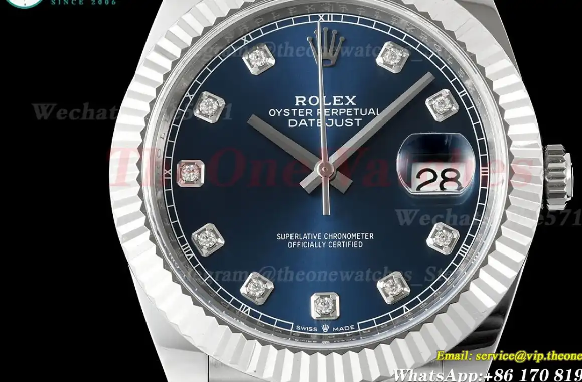 Datejust 126334 41mm Jub SS SS Blue Dia JQF VR3235