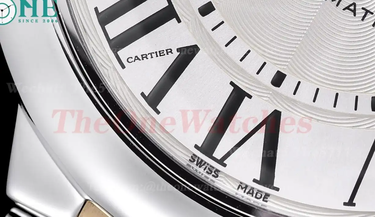 Ballon Bleu De Cartier 42mm YG SS White Dial GDF MY8215