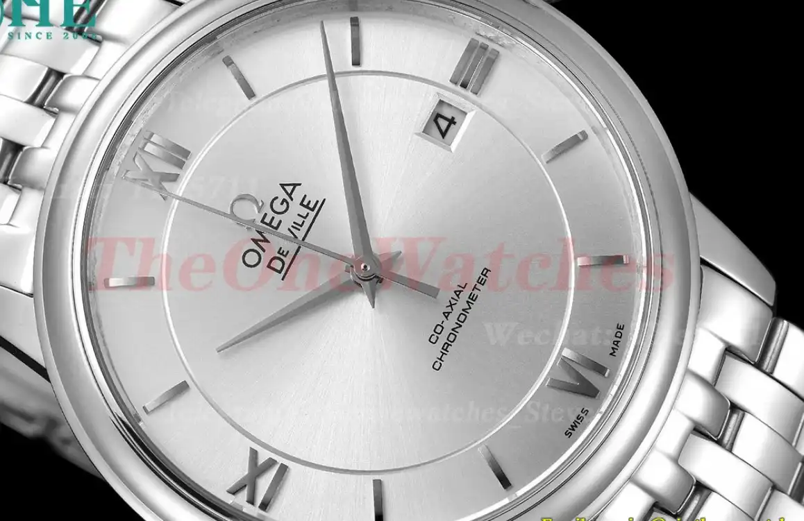 De Ville Men's Co-Axial 39.5MM SS SS Silver Dial GDF MY8215