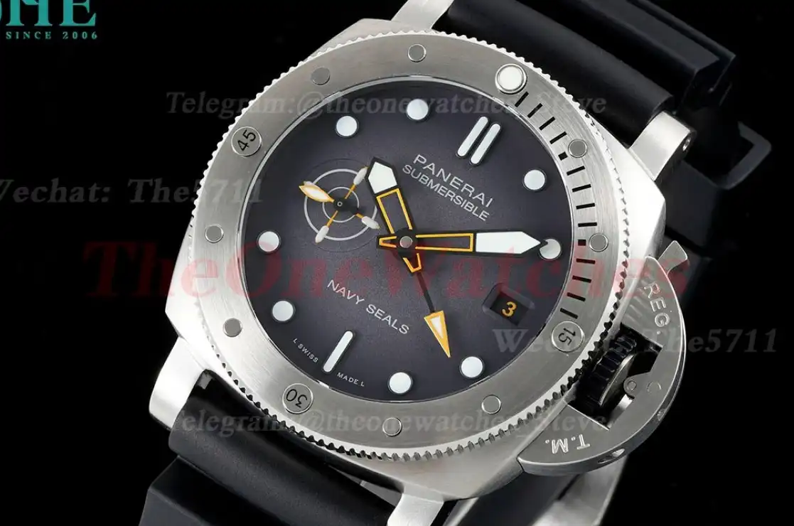 Submersible PAM1323 44mm SS RU Grey Dial VSF P9011