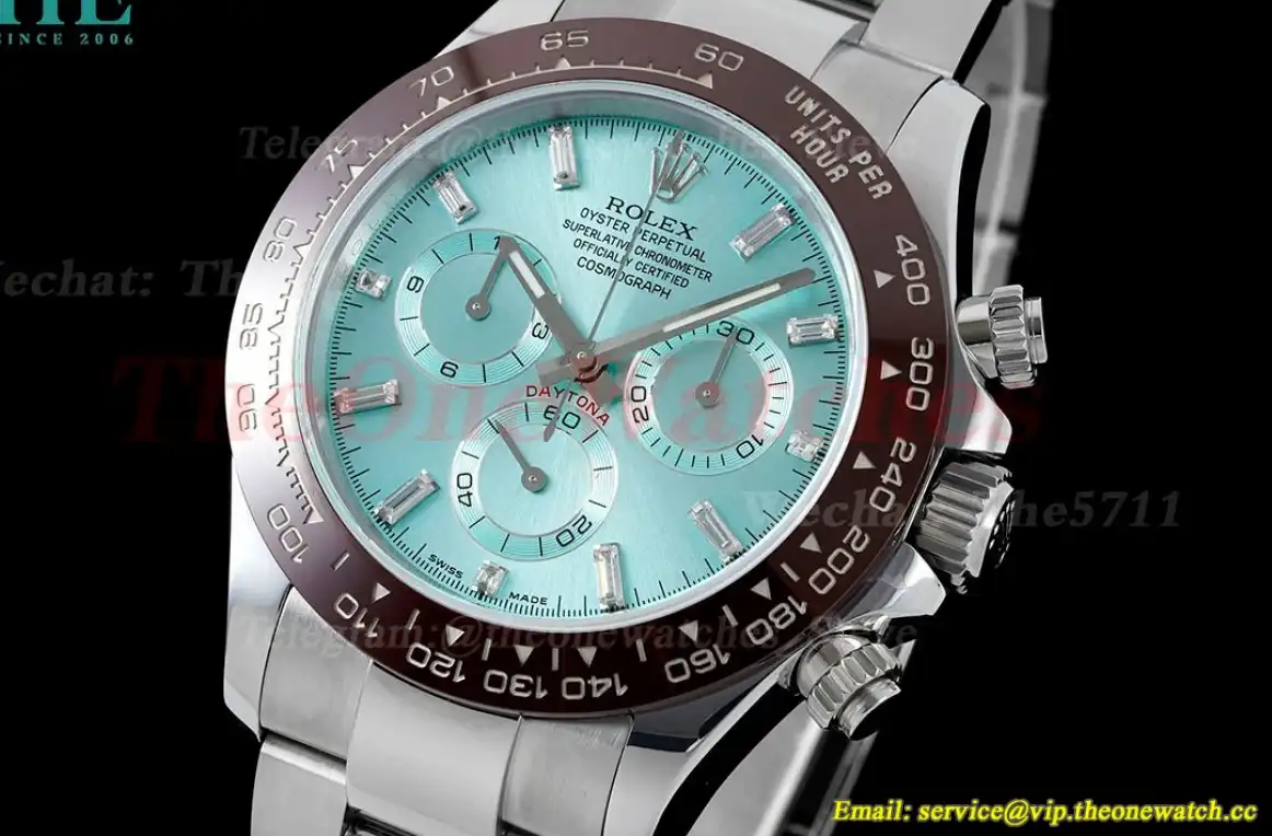 Daytona 116506 40mm SS SS Ice Blue Dia QF V3 SH4130(Gain Weight)