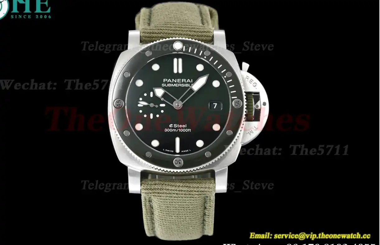 Submersible PAM1287 44MM SS NY Green Dial VSF P900