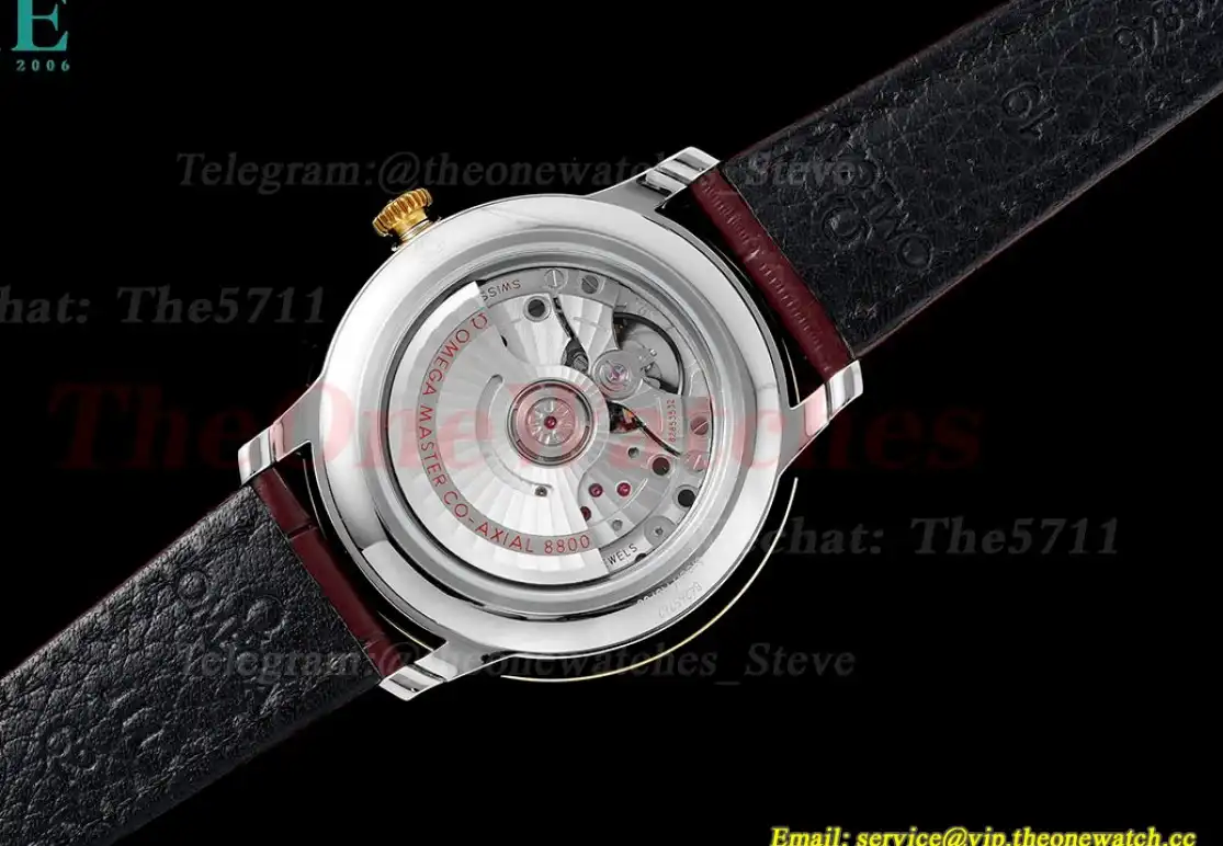 De Ville Prestige Date 40mm YG LE White Textured Dial MKS A8800