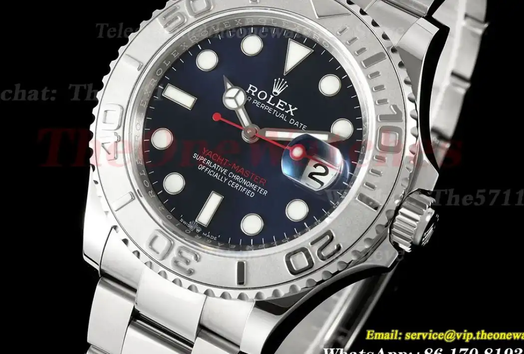 Yacht-Master 126622 40mm SS SS Blue Dot EWEF A3235