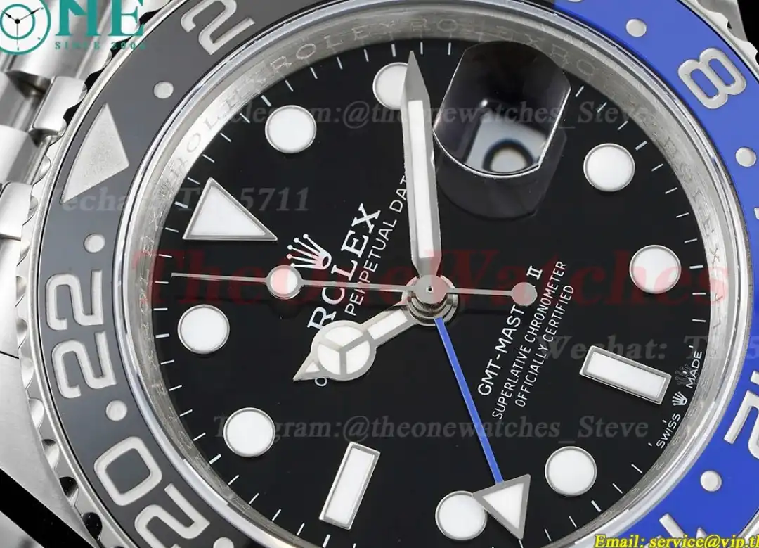 GMT Master II 126710 Batgirl Black Blue Cer 904L GMF V6 VR3285