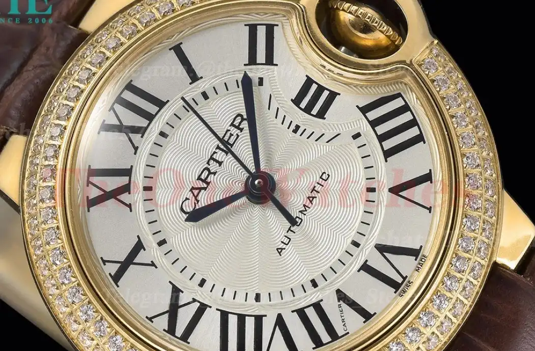 Ballon Bleu De Cartier 33mm Dia YG LE White Dial GDF NH05