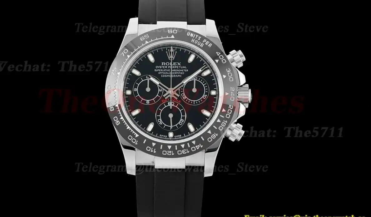 Daytona 116519 40mm SS RU Black Dial OMF A7750