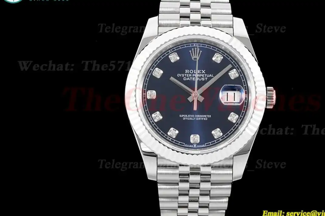 Datejust 126334 41mm Jub 904L SS SS Blue Dia ARF VR3235