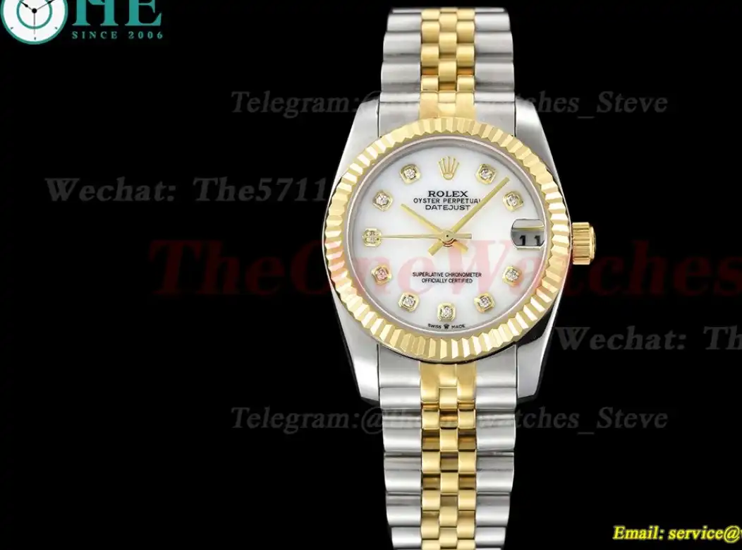 Datejust 31mm 278273 SS RG White Dia GDF MY8215