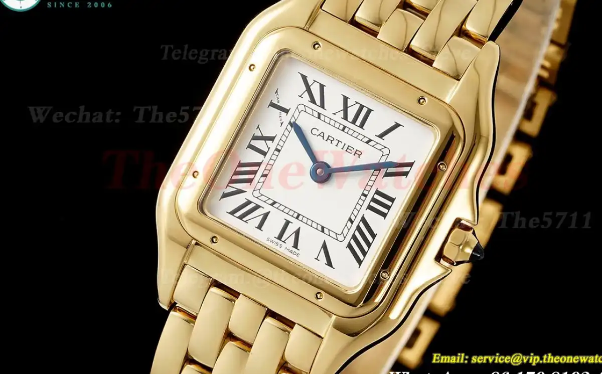 Panthere Secrete De Ladies 27mm YG YG White AF Quartz