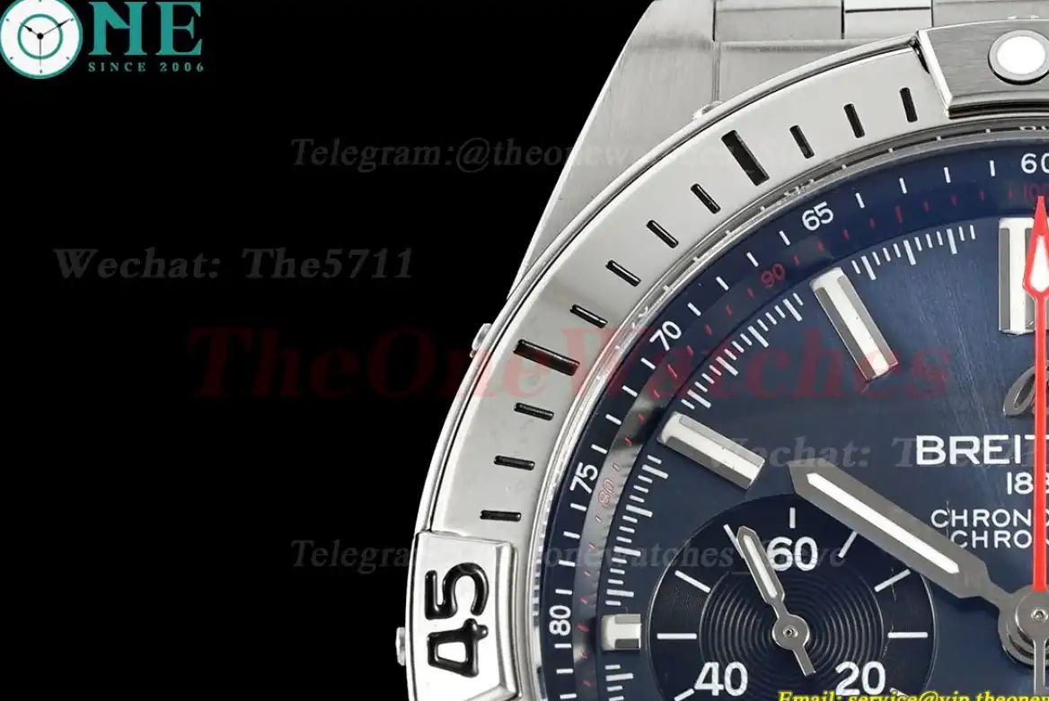 Chronomat B01 42MM SS SS Blue Stk TF A7750