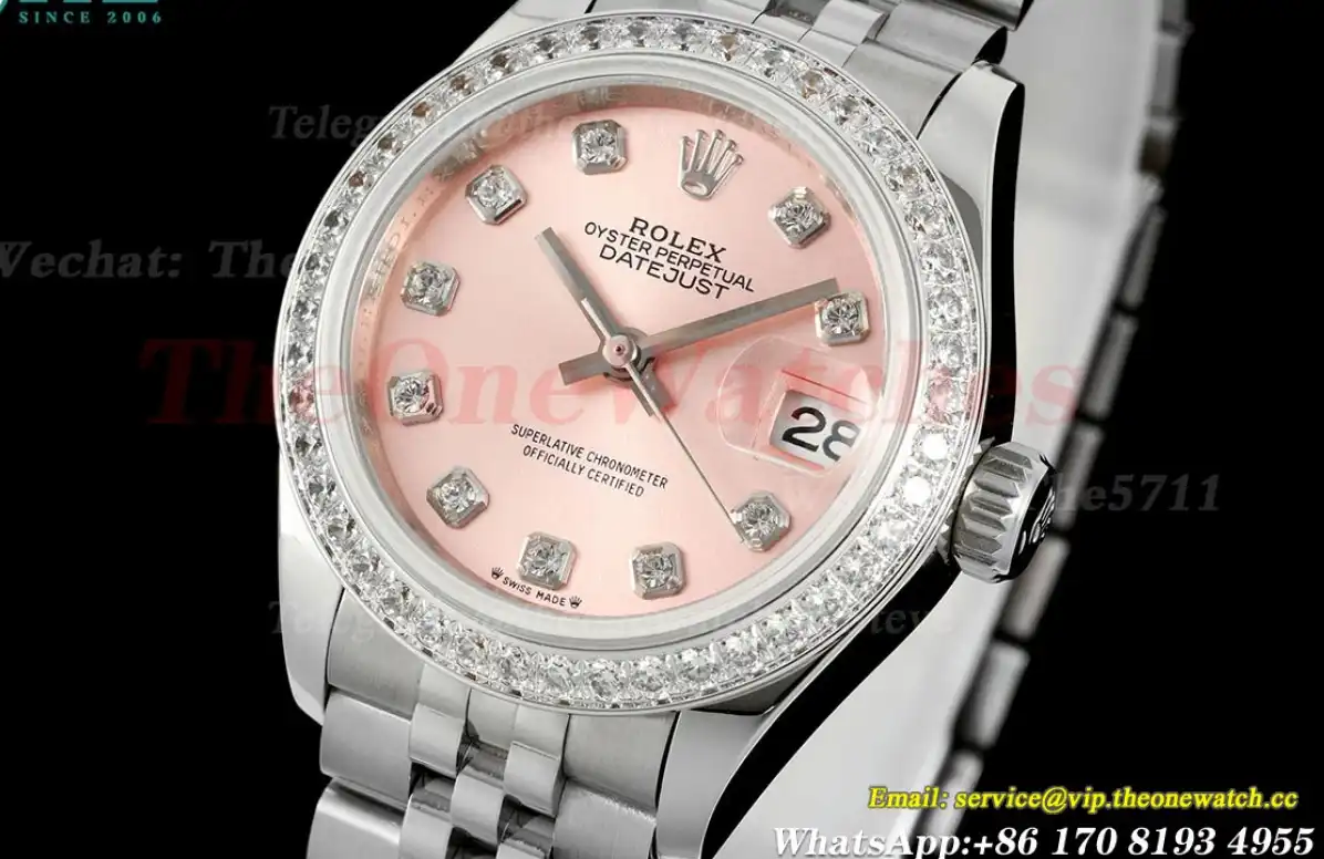 Datejust 279139 28mm Jub Dia SS SS Pink Dia GMF A2671