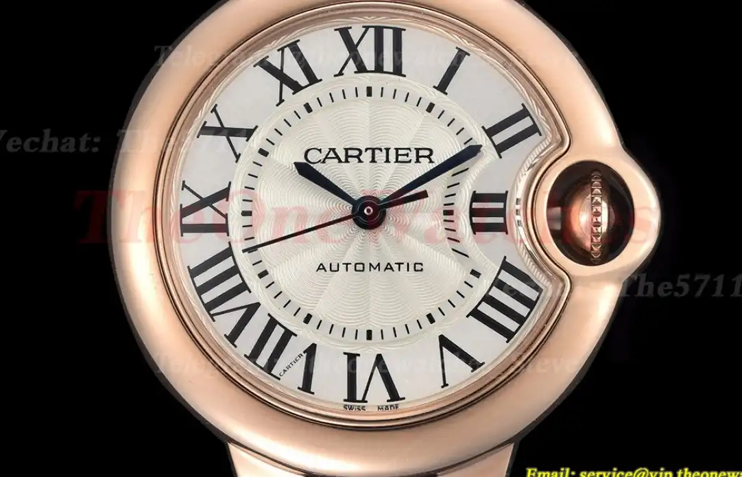 Ballon Bleu De Cartier 33mm RG LE White Dial GDF NH05