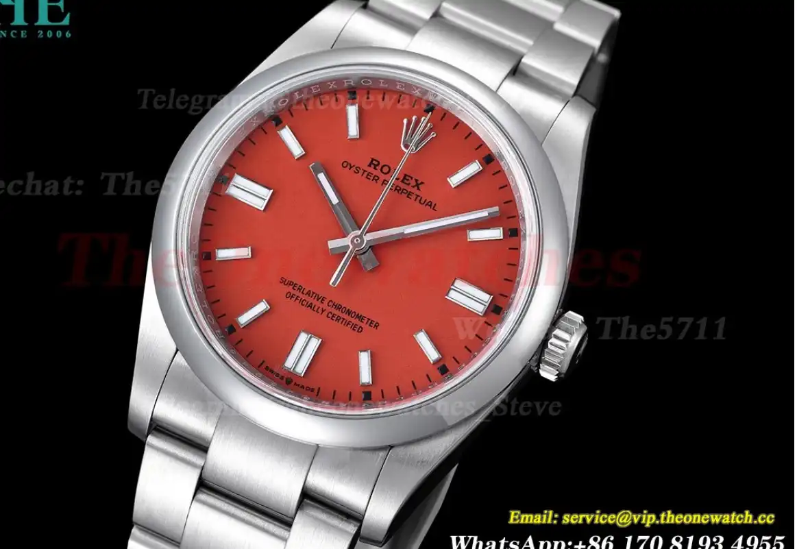 Oyster Perpetual 126000 36mm SS SS Red Dial EWF A3230