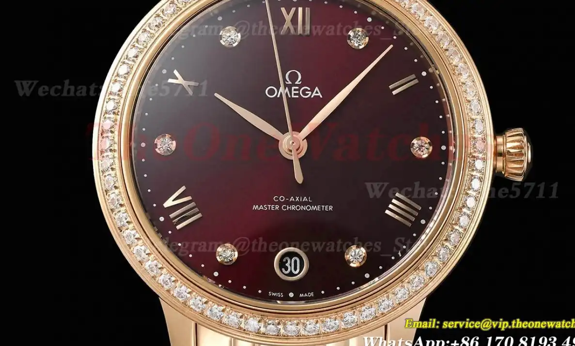 De Ville Prestige Ladies 34mm Dia RG RG Brown Dial VSF A8800