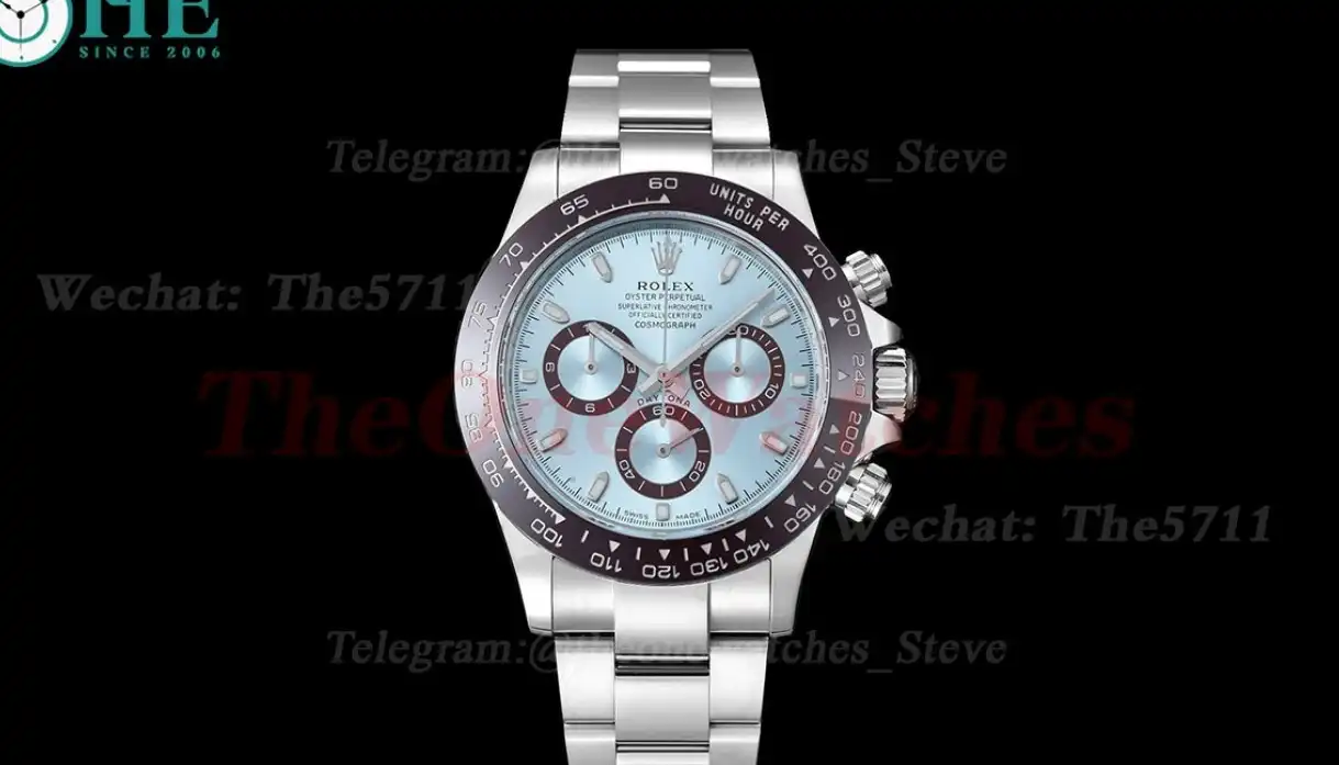 Daytona 116506 40mm SS SS Ice Blue Dial 904L Noob V4 SA4130