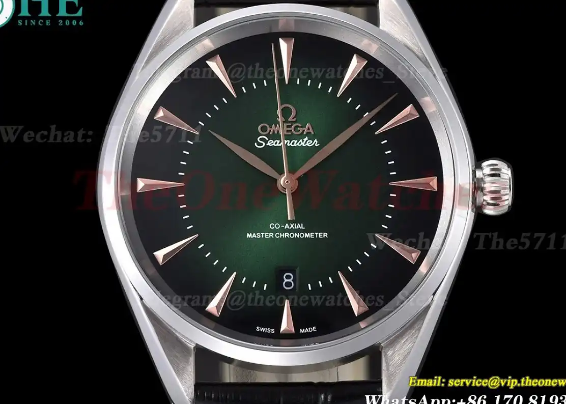 Seamaster 41mm SS LE Gradient Green Dial GDF MY8215