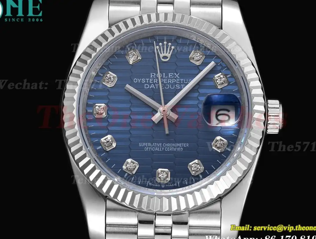 Datejust 126234 36mm Jub SS SS Blue Dia GDF MY8215