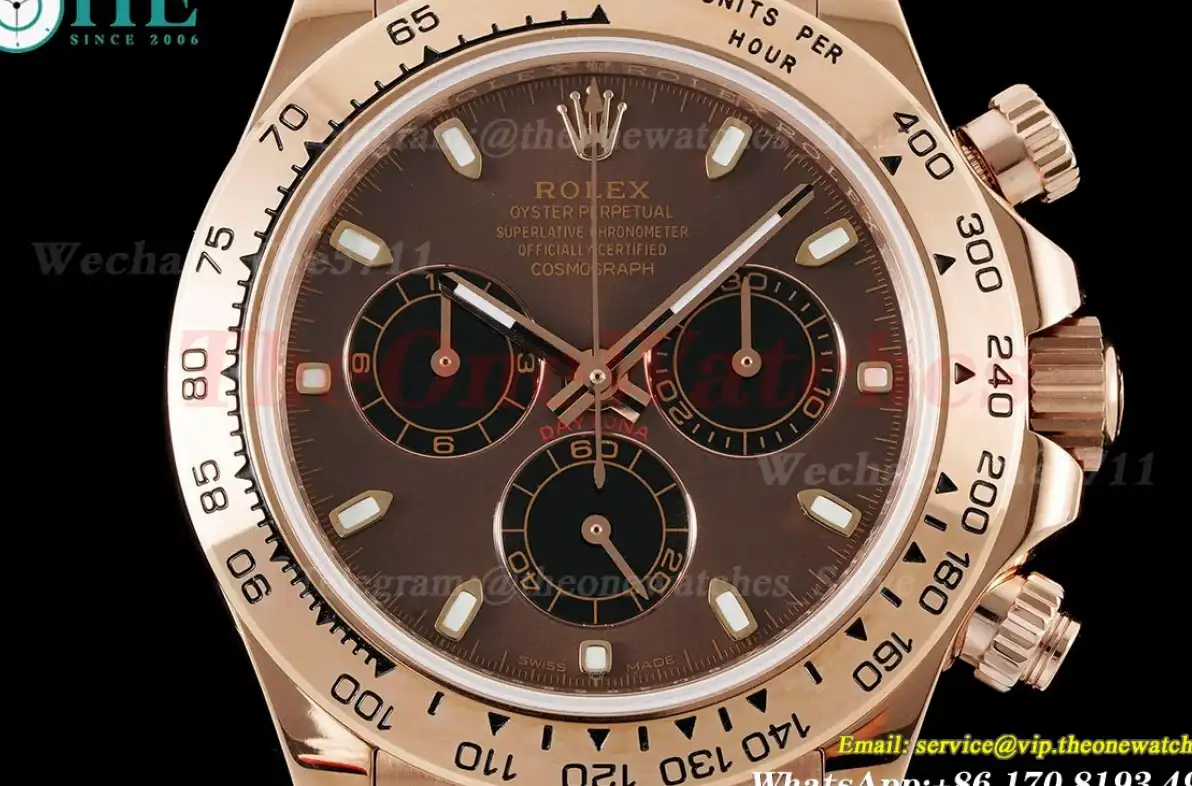 Daytona 116505 40mm RG RG Brown Dial OMF A7750