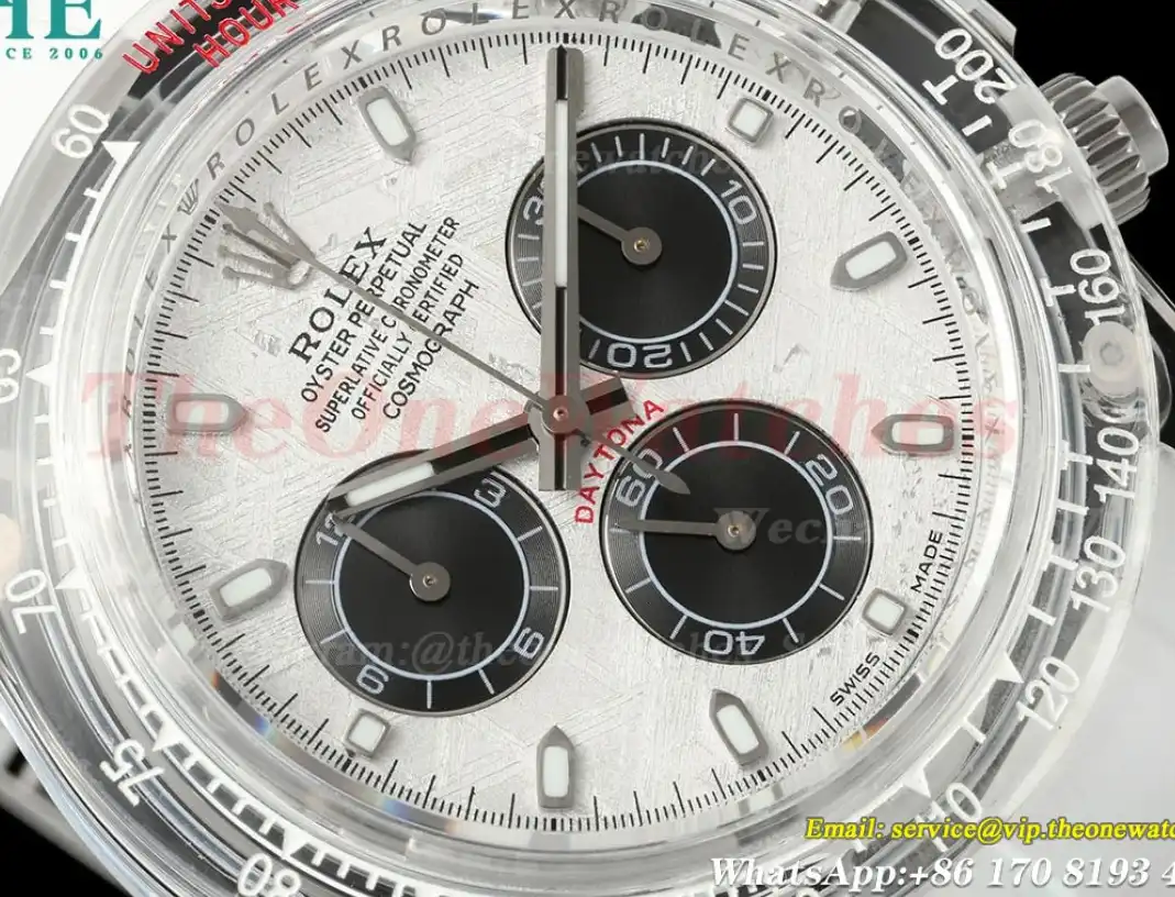 Daytona AET Remould 40mm Crystal RU Meteorite Dial N6F DD4130