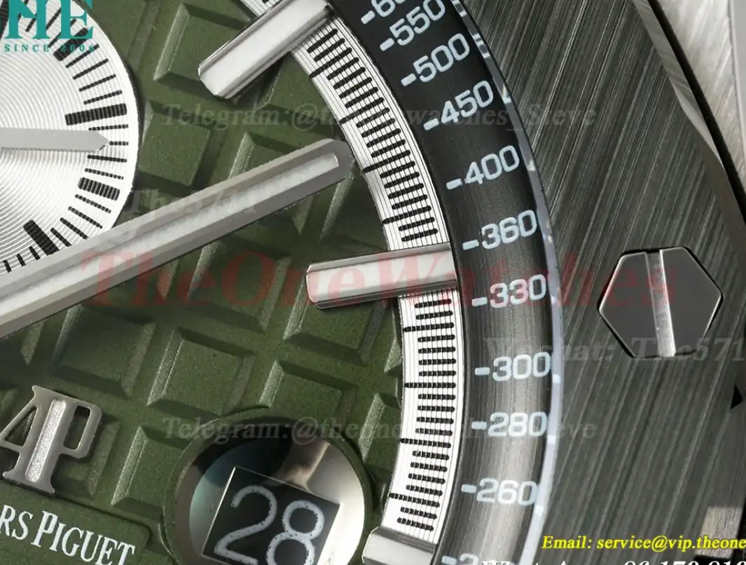 Royal Oak Offshore 26400SO Camouflage 44mm SS RU Green Dial TKF A7750