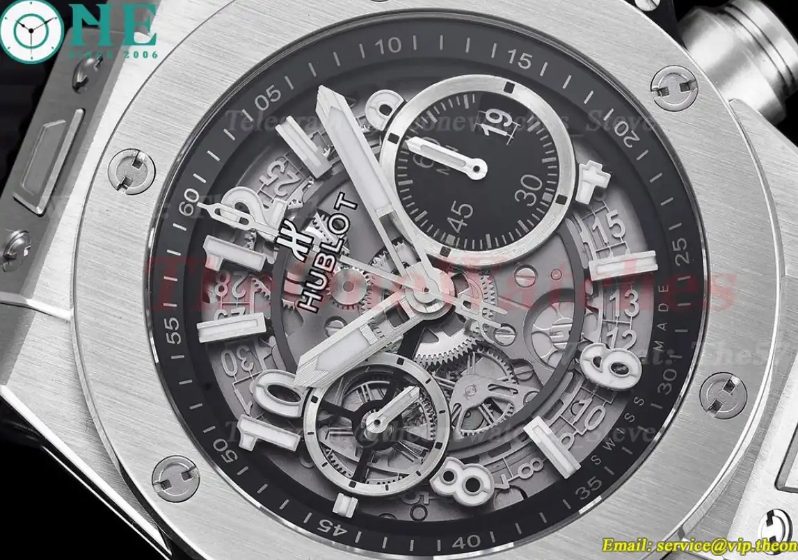 Big Bang Unico 42mm TI RU Skeleton Black Dial BBF HUB1280