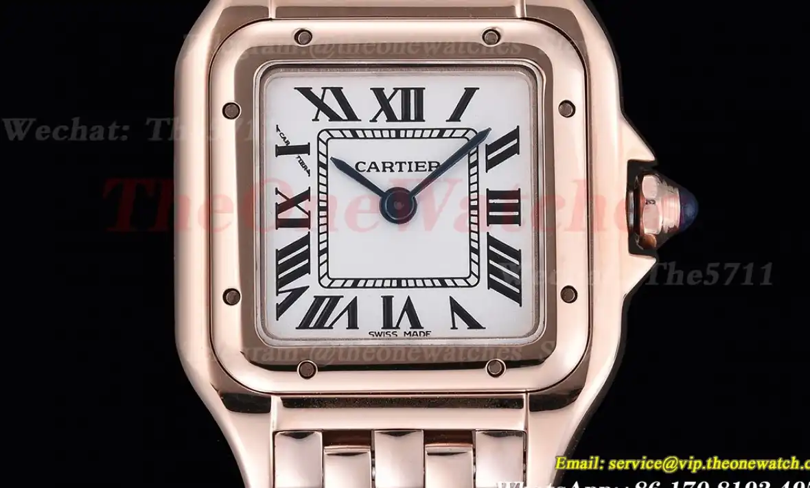 Panthere Secrete De Ladies 22mm RG RG White Dial 8848F Swiss Qtz