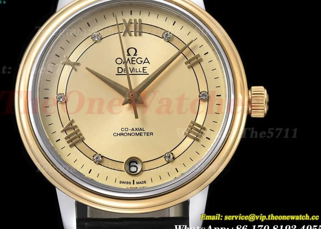 De Ville Prestige Ladies 32.7mm YG LE Gold Dial GDF MY8215