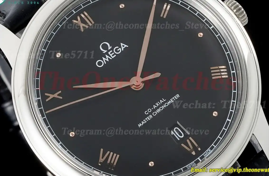 De Ville Prestige Date 40mm SS LE Black Dial MKS A8800